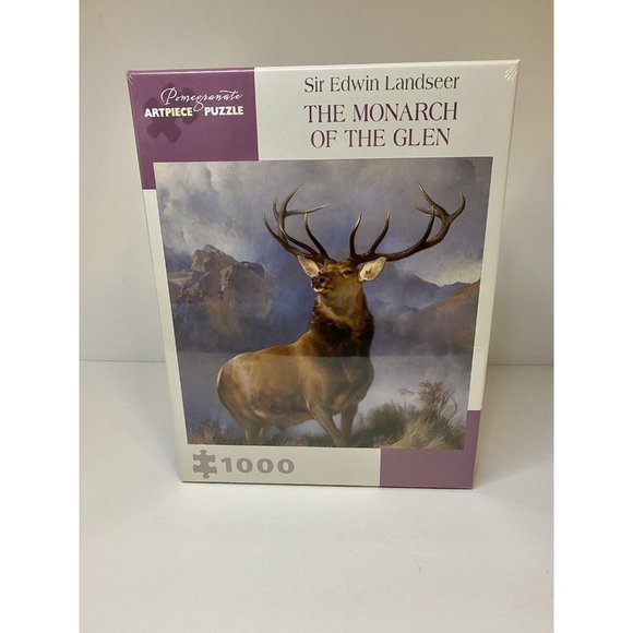 New Sir Edwin Landseer The Monarch Of The Glen Pomegranate  1000 Jigsaw Puzzle - Picture 1 of 5